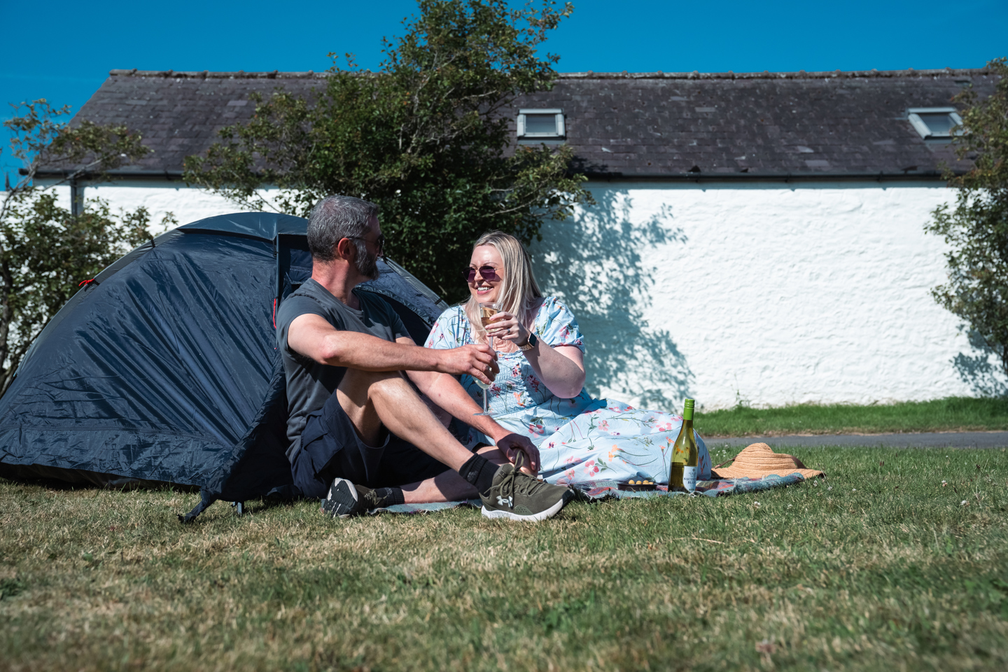 Camping at Queensberry Bay