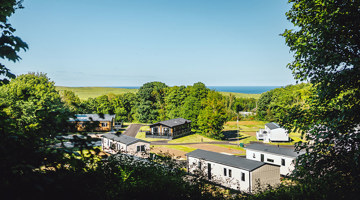 View of The Glade caravans and holiday homes at Thurston Manor 