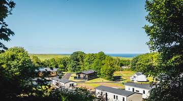 View of The Glade caravans and holiday homes at Thurston Manor 