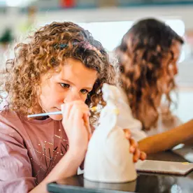 Waves ceramics painting