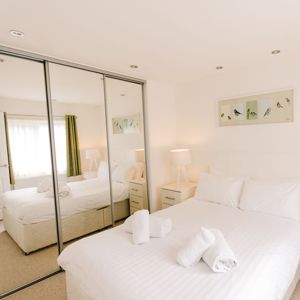 Beds made up on arrival