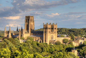 Durham Cathedral birds eye view