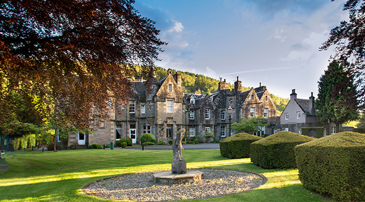 Victorian manor house at Erigmore Holiday Park