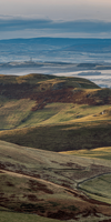 Cheviot Hills in Northumberland