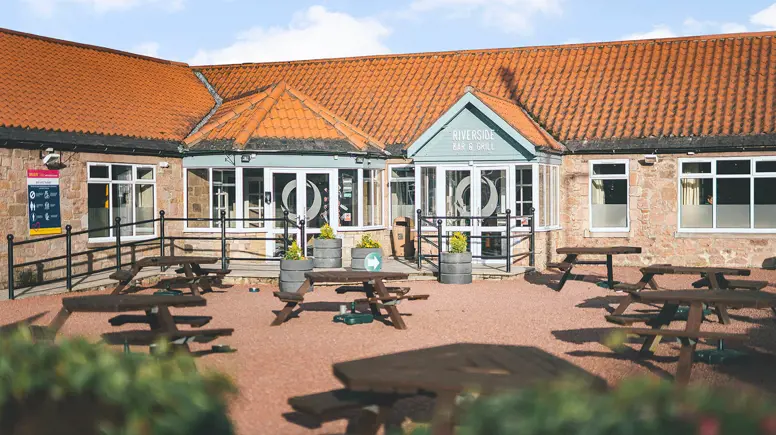 Riverside bar and restaurant