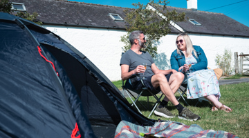Camping at Queensberry Bay