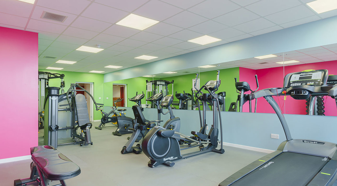 Gym facilities at Viewfield Manor