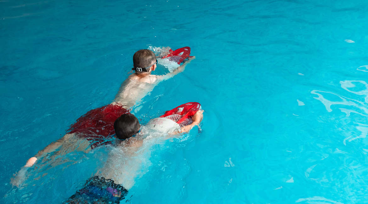 Aqua jets in swimming pool