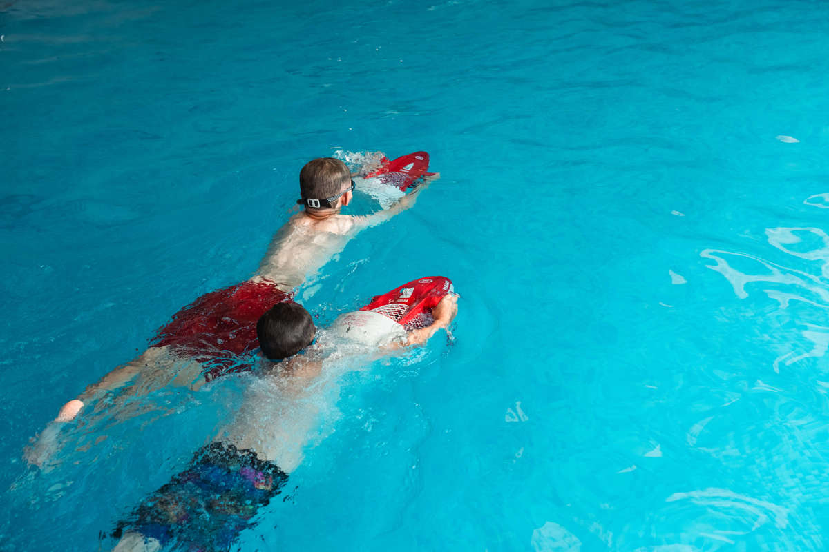 Aqua jets in swimming pool