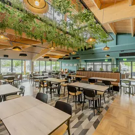 The Drift Inn tables in the bar and restaurant 