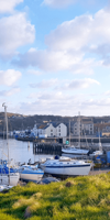boats on Eyemouth harbour