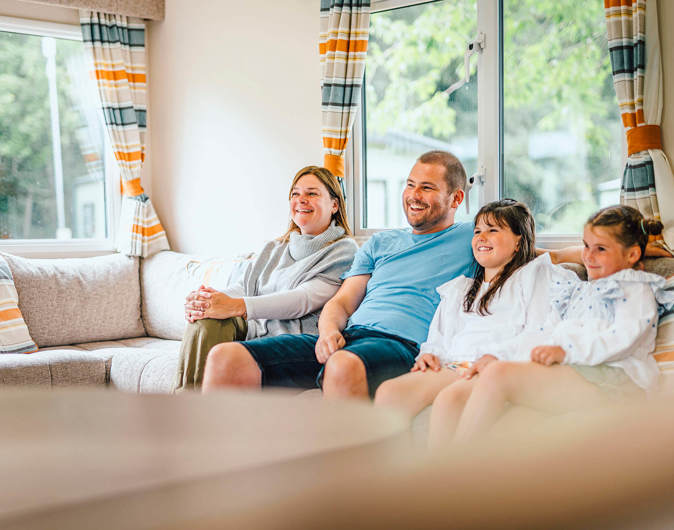 Holiday caravan accommodation