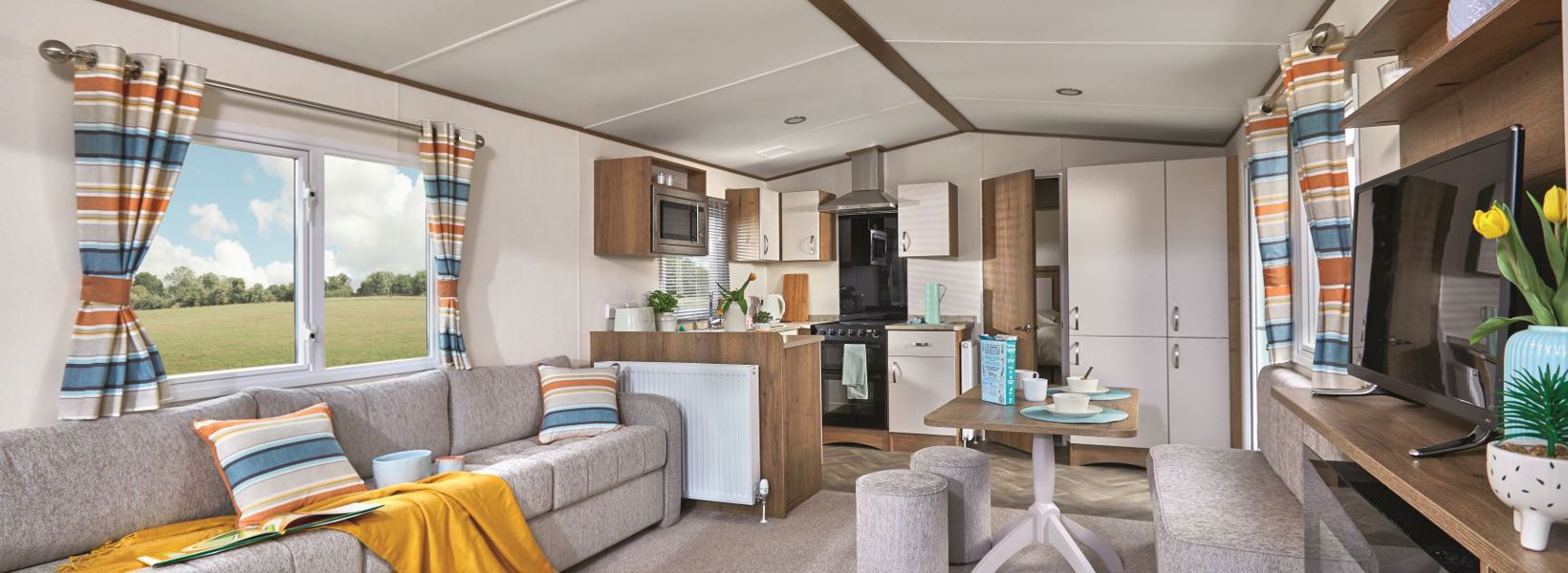 Holiday caravan accommodation