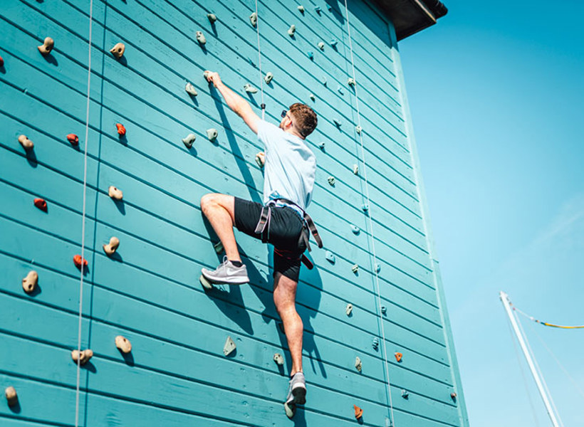 Golden Coast climbing wall