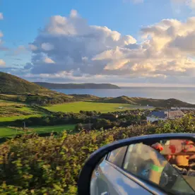 View of Woolacombe in summer