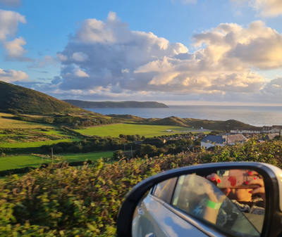 View of Woolacombe in summer