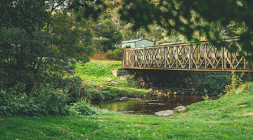 River walk at Riverside leisure park
