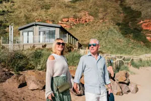 Couple at Pease Bay