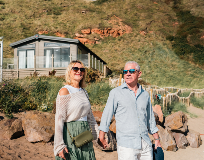 Couple at Pease Bay