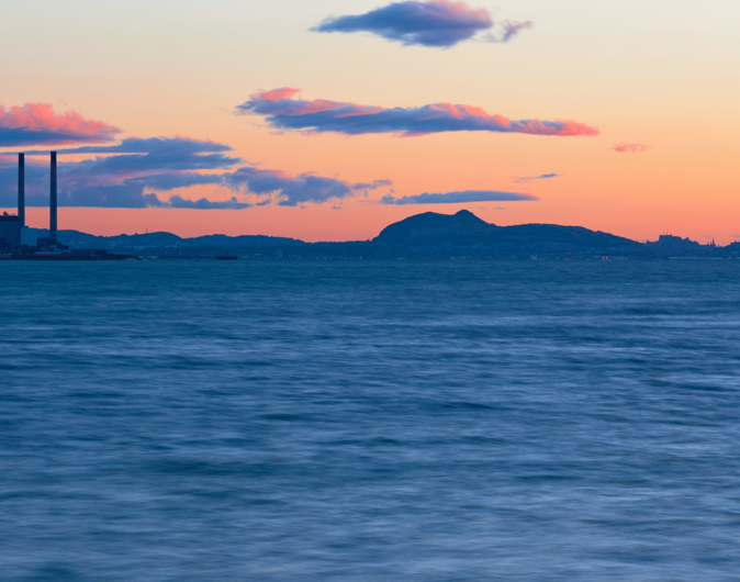 Longniddry Beach in East Lothian