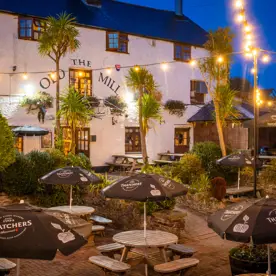 The Old Mill Pub beer garden