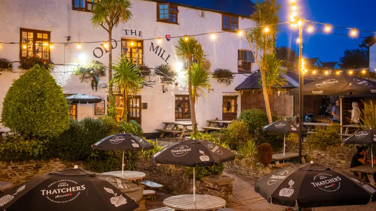 The Old Mill Pub beer garden