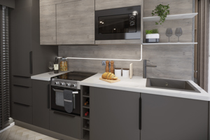 Fully equipped kitchens